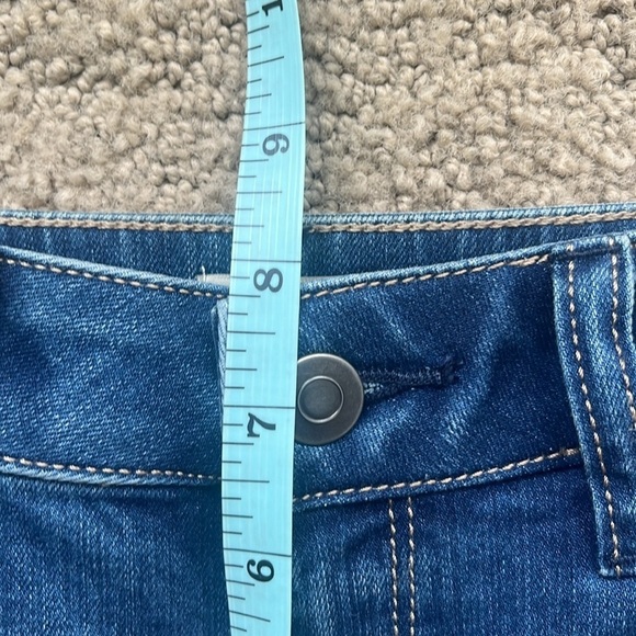 Cremieux Hailey Crop Heritage Blue Stretch Denim Jeans - Picture 7 of 8